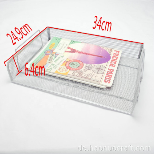 Metall-Eisen-Tischhalter Aufbewahrungsbox für diverse Sortierboxen